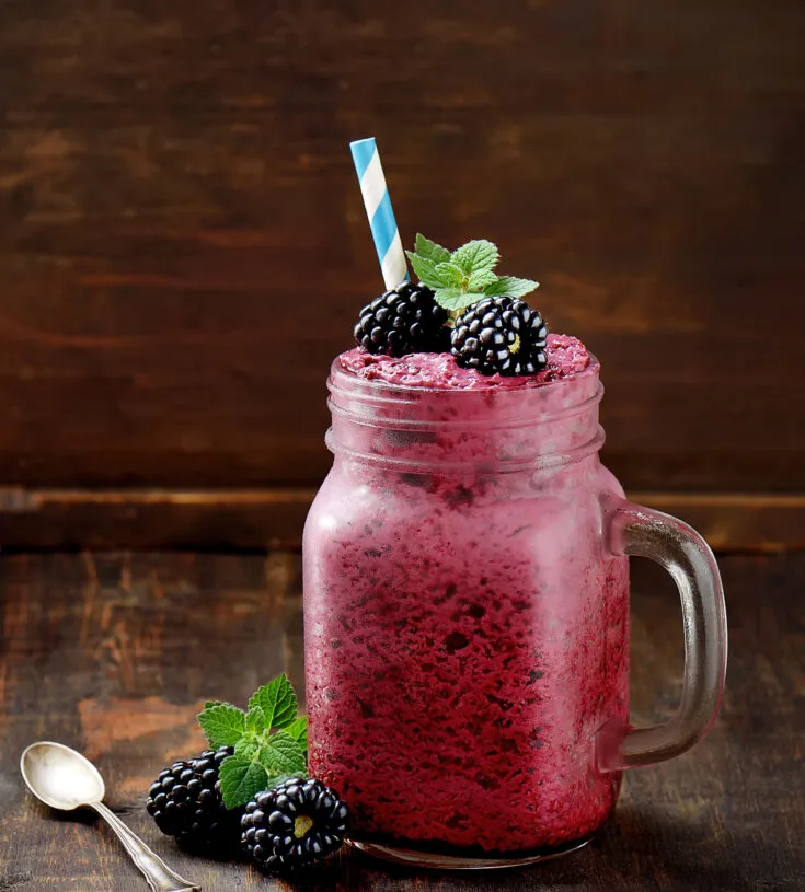 Berry High Fiber Smoothie - Nourished by Nic